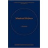 Maximal Orders Reissue Lmsms 28 C door Irving Reiner