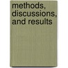 Methods, Discussions, and Results door Survey U.S. Coast And
