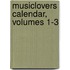 Musiclovers Calendar, Volumes 1-3