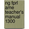 Ng Fprl Ame Teacher's Manual 1300 door Waring
