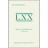 Notes On The Greek Text Of Exodus door John W. Wevers