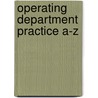 Operating Department Practice A-Z door Tom Williams