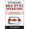 Optimizing Back Office Operations door Zahid Khalid