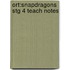 Ort:snapdragons Stg 4 Teach Notes