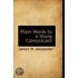 Plain Words To A Young Comunicant