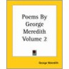 Poems By George Meredith Volume 2 door George Meredith
