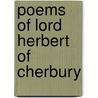Poems of Lord Herbert of Cherbury door John Churton Collins