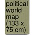 Political World Map (133 x 75 cm)