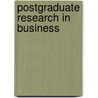 Postgraduate Research In Business door Teresa Smallbone
