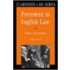 Precedent In English Law 4e Cls P