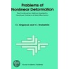 Problems of Nonlinear Deformation door V.I. Shalashilin