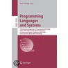 Programming Languages And Systems door Onbekend
