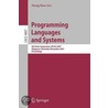 Programming Languages And Systems door Onbekend