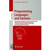 Programming Languages And Systems door Onbekend