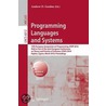 Programming Languages And Systems door Onbekend