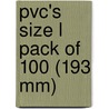 Pvc's Size L Pack Of 100 (193 Mm) door Oxford University Press