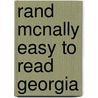 Rand McNally Easy to Read Georgia door Rand McNally and Company