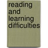 Reading and Learning Difficulties by Westwood Peter