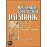 Residential Construction Databook door Sidney M. Levy