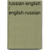 Russian-English / English-Russian door Oleg P. Benyuch