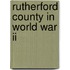 Rutherford County In World War Ii
