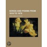 Songs And Poems From 1819 To 1879 door James Robinson Planche