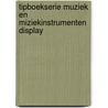 Tipboekserie muziek en miziekinstrumenten display by Hugo Pinksterboer