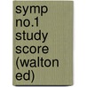 Symp No.1 Study Score (walton Ed) door Onbekend