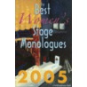 The Best Women's Stage Monologues door D.L. Lepidus