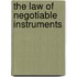 The Law Of Negotiable Instruments