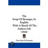 The Songs Of Beranger, In English by Rufus Wilmot Griswold