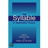 The Syllable in Optimality Theory door Ruben van de Vijver