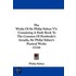 The Works Of Sir Philip Sidney V3