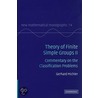 Theory Of Finite Simple Groups Ii door Gerhard Michler