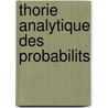 Thorie Analytique Des Probabilits door Pierre Simon Laplace