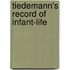 Tiedemann's Record Of Infant-Life