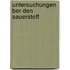Untersuchungen Ber Den Sauerstoff