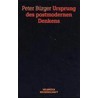 Ursprung des postmodernen Denkens door Peter Burger