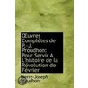 Uvres Completes De P.-J. Proudhon door Pierre-Joseph Proudhon