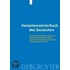 Variantenwarterbuch Des Deutschen