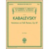 Variations on Folk Themes, Op. 87 door Onbekend