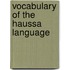 Vocabulary Of The Haussa Language