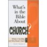 What's in the Bible about Church?