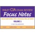 Wiley Cia Exam Review Focus Notes