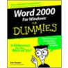 Word 2000 for Windows for Dummies by Dan Gookin