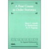 A First Course In Order Statistics door Nagraj Balakrishnan