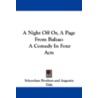 A Night Off Or, a Page from Balzac door Brothers Schonthan Brothers