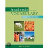 Academic Vocabulary Academic Words door Amy E. Olsen