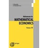 Advances In Mathematical Economics door Onbekend