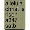 Alleluia Christ Is Risen A347 Satb door Onbekend